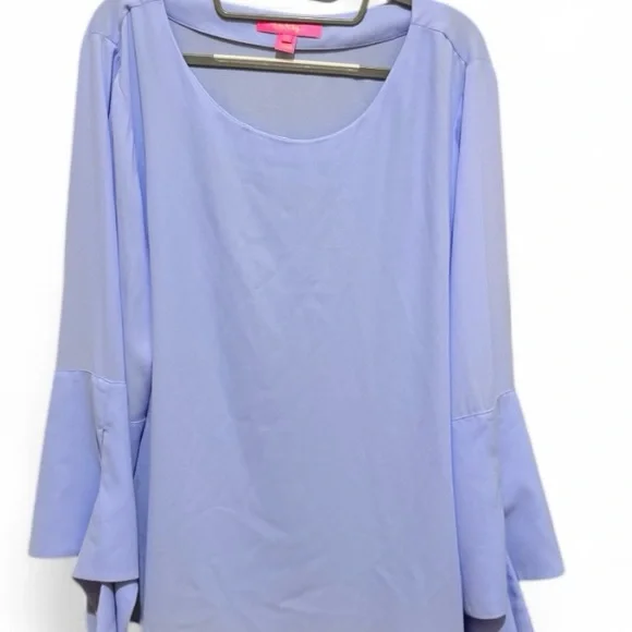 Lily Pulitzer Langston Top Periwinkle XL - Picture 7 of 11